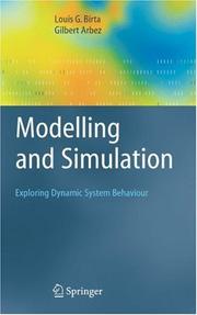 Cover of Modelling and simulation by Louis G. Birta
