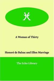 Front cover of La Femme de trente ans by Honoré de Balzac
