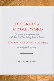 Cover of According to Your Word by Liam Bergin