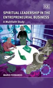 Front cover of Spiritual Leadership in the Entrepreneurial Business by Mario Fernando