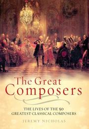 Cover of The great composers by Jeremy Nicholas