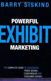 Cover of Powerful exhibit marketing by Barry Siskind