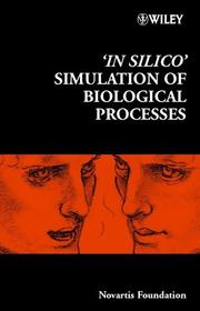 Cover of 'In Silico' Simulation of Biological Processes (Novartis Foundation Symposia) by Novartis Foundation