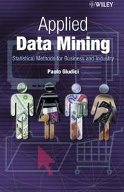 Cover of Applied Data Mining by Paolo Giudici