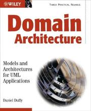Cover of Domain Architectures by Daniel J. Duffy