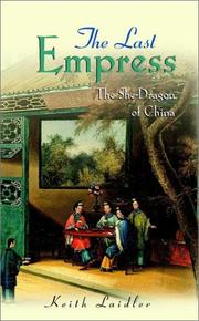 Cover of The last empress by Keith Laidler