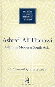 Cover of Ashraf 'Ali Thanawi by Muhammad Qasim Zaman