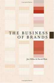 Cover of The business of brands by Jon Miller