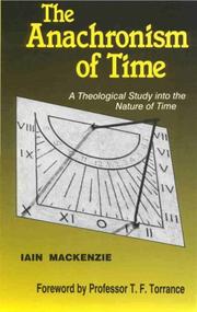 Front cover of The Anachronism of Time by Iain MacKensie