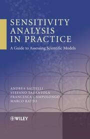 Cover of Sensitivity analysis in practice by Andrea Saltelli