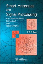 Front cover of Smart Antennas and Signal Processing by P. Ratnamahilan P. Hoole