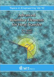 Front cover of Advanced boundary elements for heat transfer by Maria-Teresa Ibáñez
