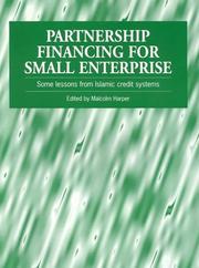 Cover of Partnership Financing for Small Enterprise by Malcolm Harper