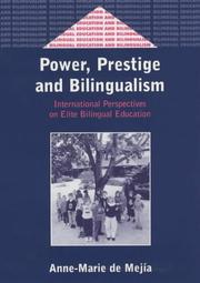 Front cover of Power, Prestige, and Bilingualism by Anne-Marie De Mejia