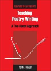 Cover of Teaching Poetry Writing by Tom Hunley