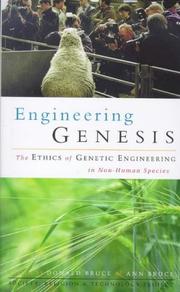 Cover of Engineering genesis by Donald Bruce