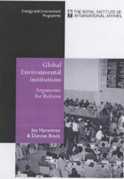 Cover of Global Environmental Institutions by Joy Hyvarinen