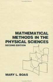Cover of Mathematical Methods in the Physical Sciences by Mary L. Boas