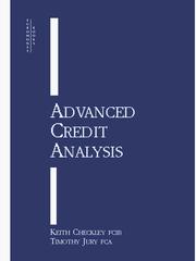 Cover of Advanced Credit Analysis by Keith Checkley