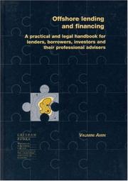 Cover of Offshore Lending and Financing by Vaumini Amin