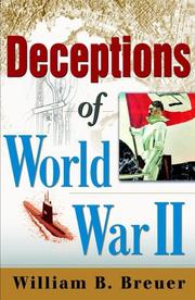 Front cover of Deceptions of World War II by William B. Breuer