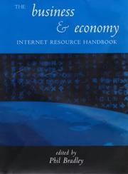 Front cover of The Business and Economy Internet Resource Handbook (Internet Resource Guides) (Internet Resource Guides) by Phil Bradley