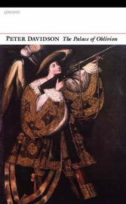 Front cover of The palace of oblivion by Davidson, Peter