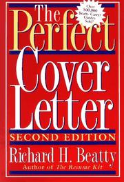 Cover of The perfect cover letter by Richard H. Beatty