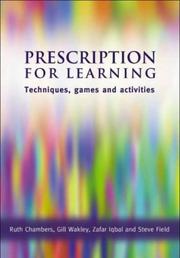 Cover of Prescription for Learning by Ruth Chambers