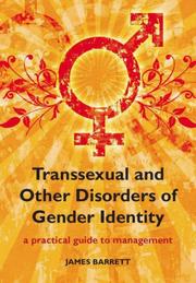 Front cover of Transexual and Other Disorders of Gender Identity by James Barrett