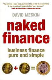 Front cover of Naked Finance by David Meckin