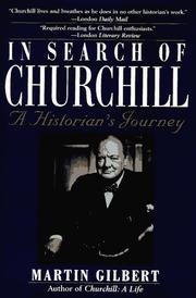 Front cover of In search of Churchill by Martin Gilbert