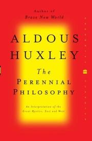 Front cover of The perennial philosophy by Aldous Huxley