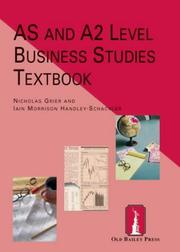 Cover of AS and A2 level business studies by Nicholas Grier