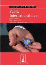 Cover of Public International Law (Cracknell's Statutes) by D.G. Cracknell