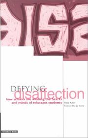 Cover of Defying Disaffection by Reva Klein