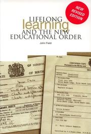 Cover of Lifelong Learning and the New Educational Order by John Field