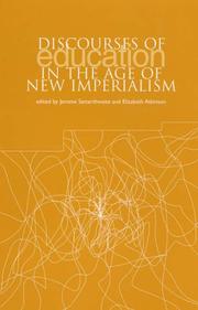 Cover of Discourses of education in the age of new imperialism by Jerome Satterthwaite