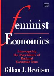 Front cover of Feminist Economics by Gillian J. Hewitson