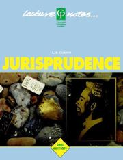 Cover of Lecture Notes on Jurisprudence by Peter Curzon
