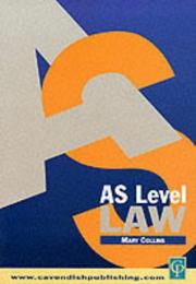 Cover of AS Level Law by Mary Collins