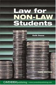 Front cover of Law for non-law students by Keith Owens