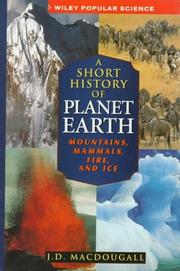 Front cover of A short history of planet earth by J. D. Macdougall