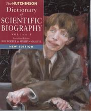 Front cover of The Hutchinson Dictionary of Scientific Biography by Roy Sydney Porter