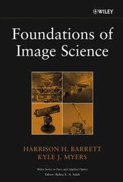 Front cover of Foundations of image science by Harrison H Barrett
