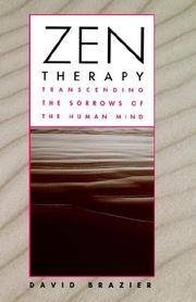 Cover of Zen therapy by David Brazier