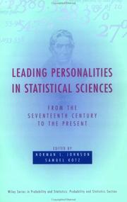 Cover of Leading Personalities in Statistical Sciences by Norman L. Johnson
