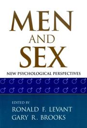 Front cover of Men and sex by Ronald F. Levant