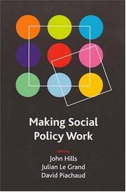 Cover of Making social policy work by Howard Glennerster