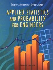 Cover of Applied statistics and probability for engineers by Douglas C. Montgomery